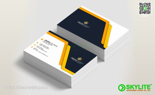 business calling card uv printed 2