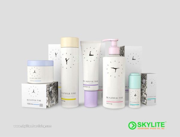 skincare products label